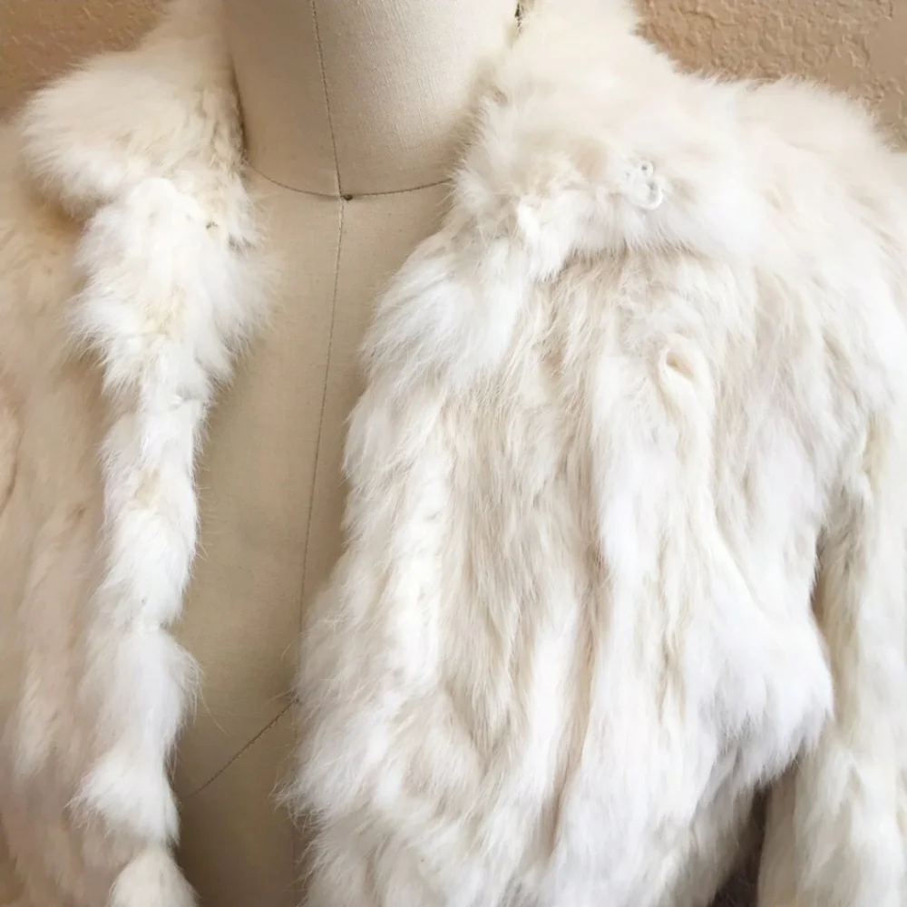 Bebe Rabbit Fur Coat - Picture 4 of 4